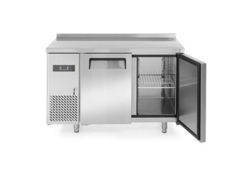  Hendi Stainless steel freezer workbench 2 Doors | 1200x600x (H) 850mm 