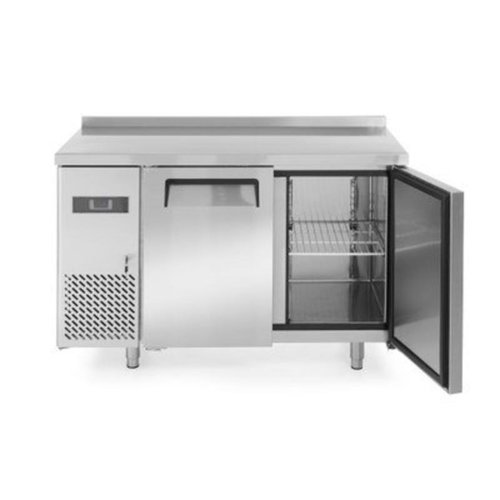  Hendi Stainless steel freezer workbench 2 Doors | 1200x600x (H) 850mm 