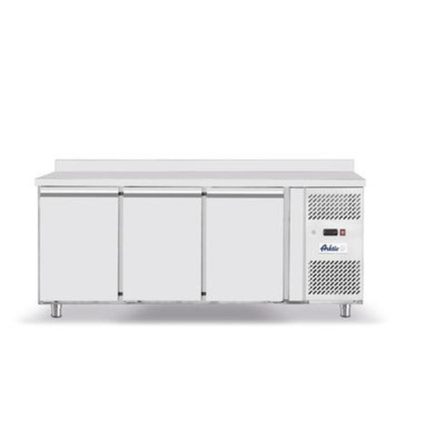 Freezer workbench stainless steel 3 Doors | With Splash Edge 1795x700x (H) 850mm