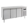 Combisteel Stainless steel freezer workbench 3 Doors | 402 liters | 180x70x (h) 86 cm