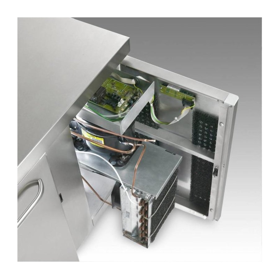 Établi congélateur 2 portes | Gram GASTRO 07 F 1407 CSG A DL/DR L2 | 345L