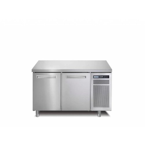  Afinox Stainless steel freezer workbench 2 Doors | R290 | SPRING 702 I / A BT | 130x70x (H) 90 cm 