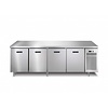 Afinox Gefrierwerkbank | 4 Türen | 218,2 x 70 x (h) 90 cm | Mit oder ohne Arbeitsplatte