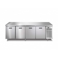 Freezer workbench | 4 Doors | 218.2x70x (h) 90cm | With or without worktop