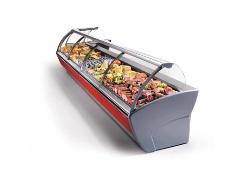  Oscartielle Illuminated Refrigerated Display Counter | MAJOR 1955 VCA | 195.5x118.5x(H)133cm 
