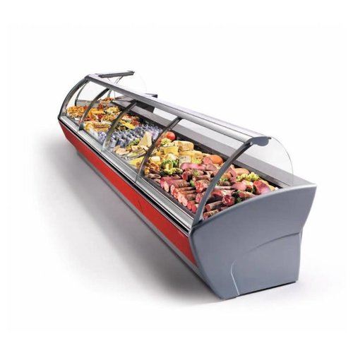  Oscartielle Illuminated Refrigerated Display Counter | MAJOR 1955 VCA | 195.5x118.5x(H)133cm 