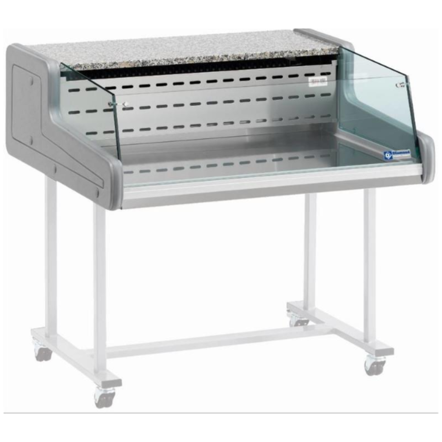 Comptoir de vitrine | Réfrigéré +4°C / +6°C | Libre-service 1500x930x (H) 346mm