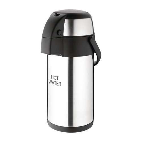  Olympia Thermoskanne mit Pumpe | 3L | Warmes Wasser 