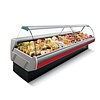 Arneg Refrigerated Display Counter with Lighting | Marble Worktop | DALLAS/3 VC 2500 | Arneg | 258x114.5x(H)125.6cm