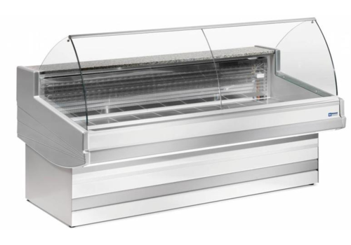  HorecaTraders Counter Elegance Plus | Curved glass 3 Formats 