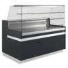 HorecaTraders Counter Metrika Line Black | 89x(h)118.2cm | 6 Sizes
