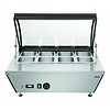 Bartscher Warming display case | 765x610x (H) 330mm | 8x 1/6 GN
