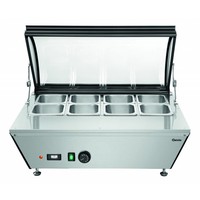 Warming display case | 765x610x (H) 330mm | 8x 1/6 GN