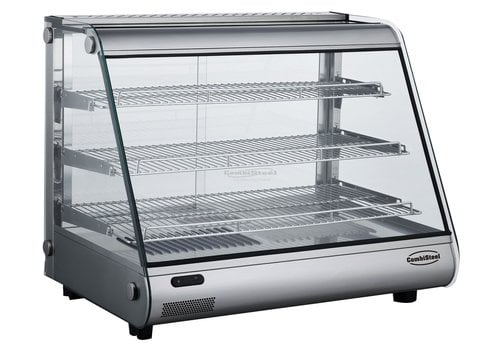  Combisteel Warming display case 160 liters | 857x578x698 (h) mm | 1500W 