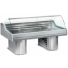 HorecaTraders Display Case Counter Fish | Granite Worktop | Chilled 0 / +2 ºC | 200x119,5x(h)117,5cm