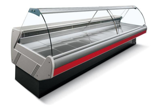  Arneg Koeltoonbank met Verlichting | Marmeren Werkblad | DALLAS/3 VC 1250 | 133x114,5x(H)125,6cm 