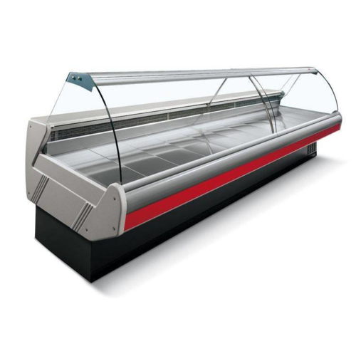  Arneg Koeltoonbank met Verlichting | Marmeren Werkblad | DALLAS/3 VC 1250 | 133x114,5x(H)125,6cm 