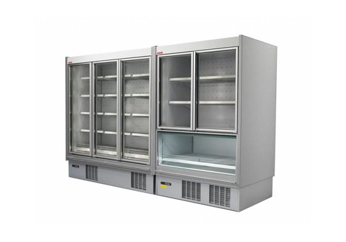  Oscartielle Wall freezer | Glass Revolving Doors | Plug and play (2 formats) 