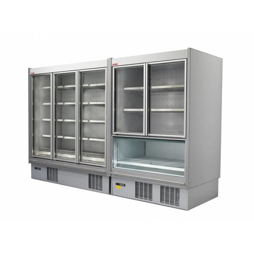  Oscartielle Wall freezer | Glass Revolving Doors | Plug and play (2 formats) 