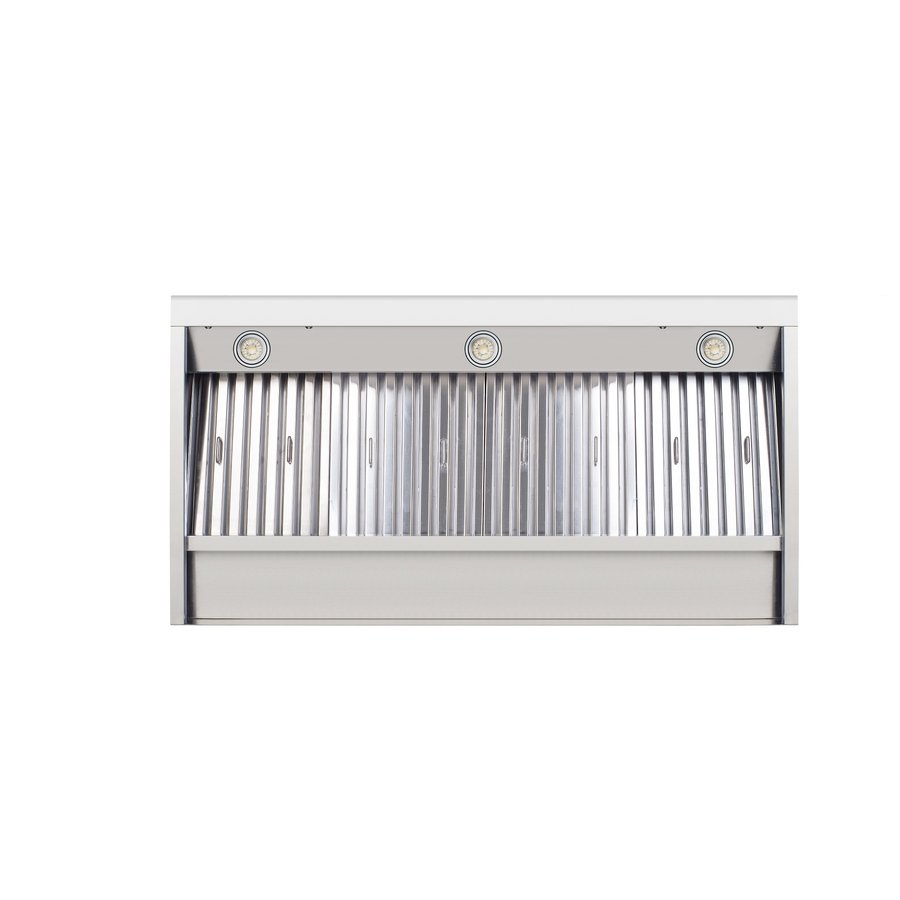 Hotte aspirante | acier inoxydable | 1200x630x(h)457mm | 230 V