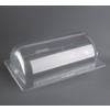 HorecaTraders Olympia polycarbonate rolltop lid GN 1/1