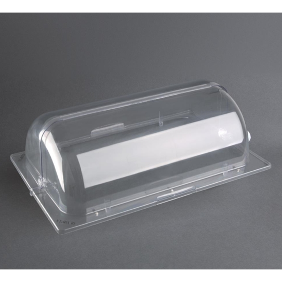 Couvercle roulant Olympia en polycarbonate GN 1/1