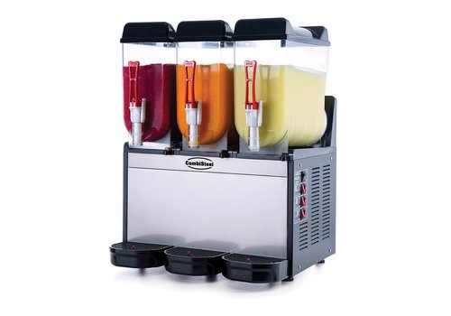  Combisteel Machine à granité | acier inoxydable | 3 x 12L 