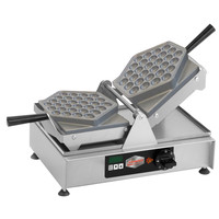 Bubble waffle iron