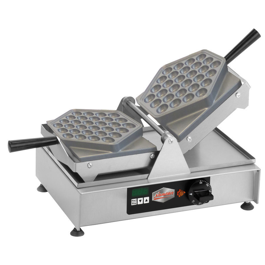 Bubble waffle iron