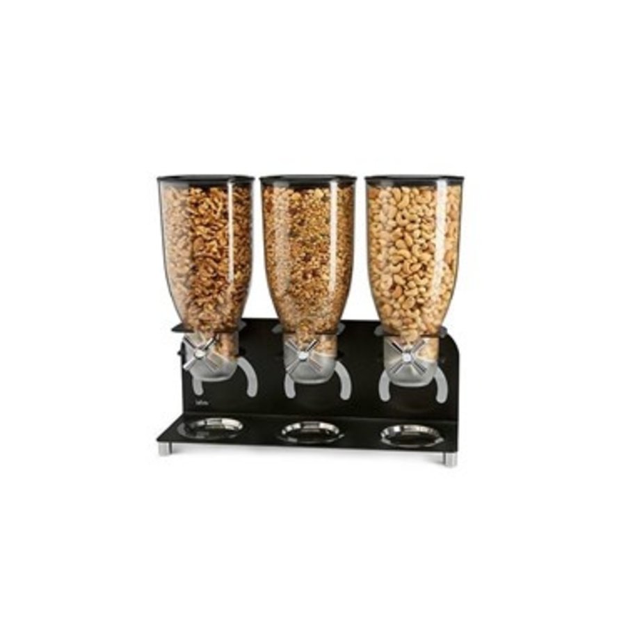 Distributeur de céréales pour petit-déjeuner | 3 x 3,5 litres | Détaché