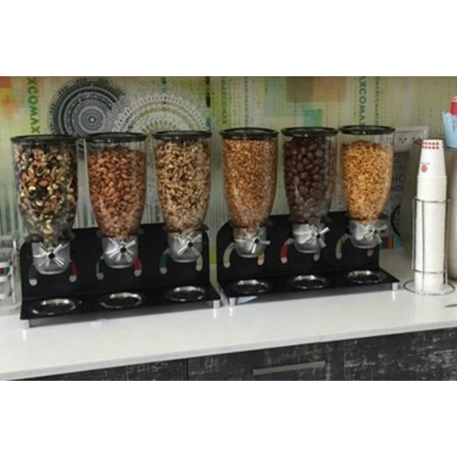 Distributeur de céréales pour petit-déjeuner | 3 x 3,5 litres | Détaché