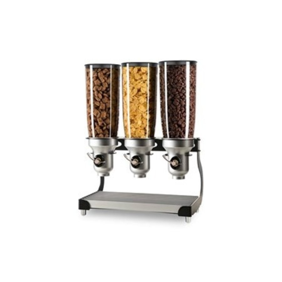 Distributeur de céréales pour petit-déjeuner | 3 x 5 litres | Détaché