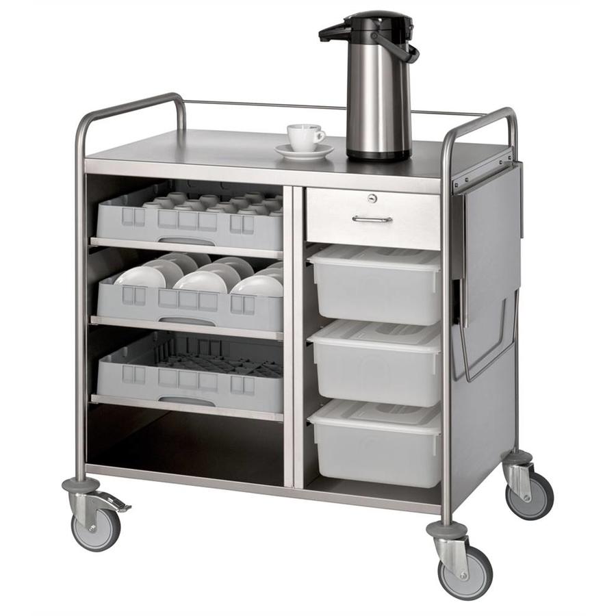 Servierwagen - PREMIUMQUALITÄT - 1 Meter lang