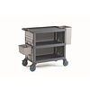 Combisteel Abräumwagen | 140 (B) x 53 (T) x 99 (H) cm | Tragfähigkeit: 200 kg