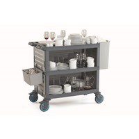 Abräumwagen | 140 (B) x 53 (T) x 99 (H) cm | Tragfähigkeit: 200 kg