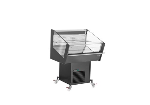  Saro | Comptoir de refroidissement | Étagère en verre | 120x82,6x126,5 cm 