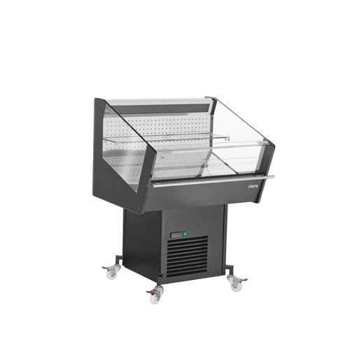  Saro | Comptoir de refroidissement | Étagère en verre | 120x82,6x126,5 cm 