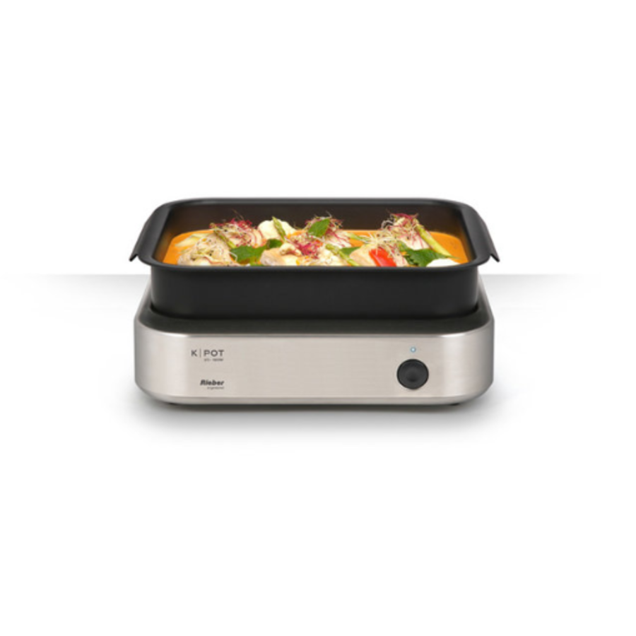Plat à réchaud K|POT 2/3 GN 1600 W | Commandes électroniques | 35,3x38x8,8cm | Disponible en 2 couleurs