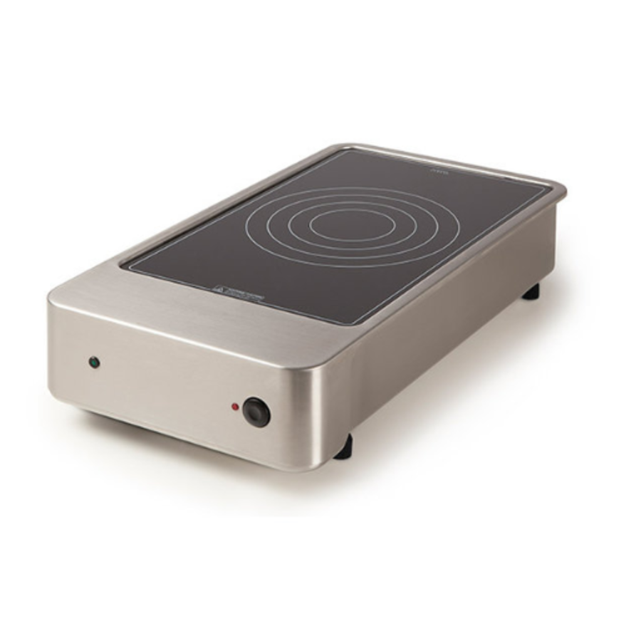 Varithek Induction hob | 1/1GN | 1 Round hob | 32.5x64.2x14.1cm
