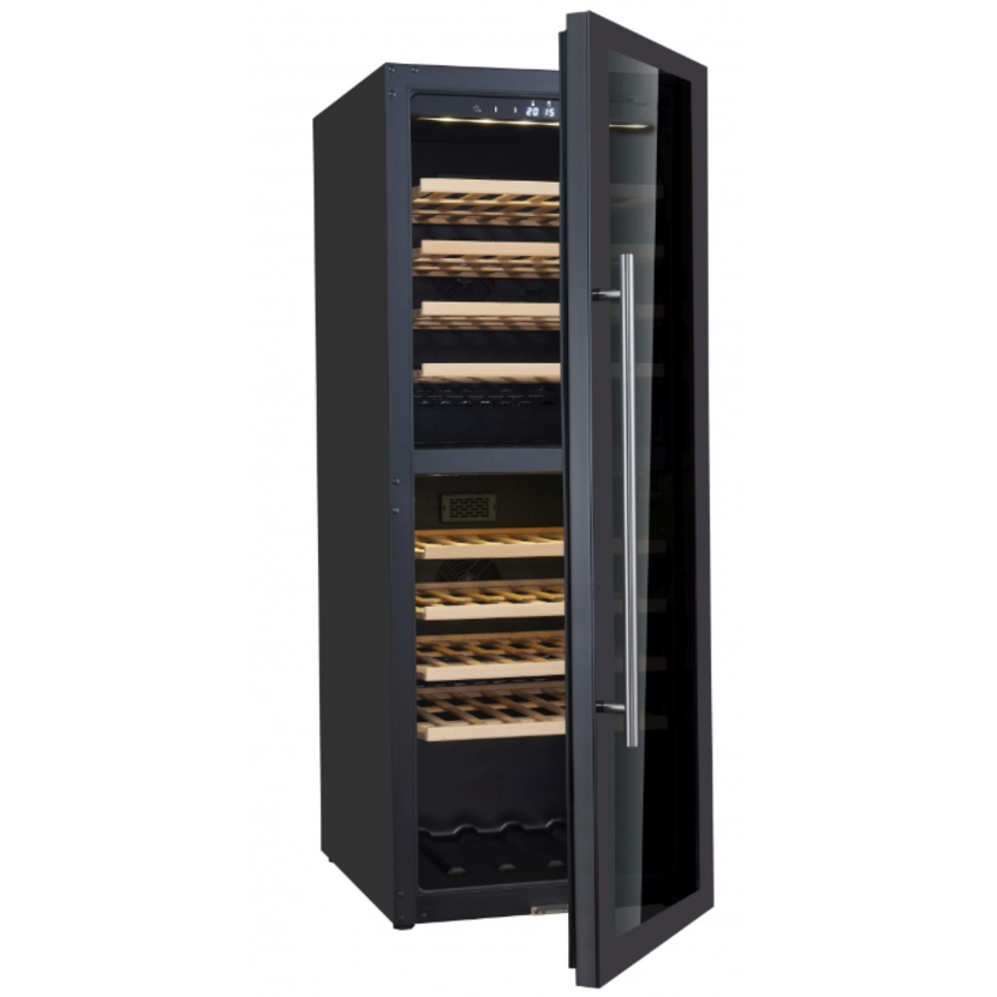 Weinkühlschrank | Glastür | 191 Liter | 48,5 x 60 x (h) 128,5 cm