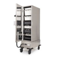 Chariot réfrigéré Thermoport 3000K | Convient pour GN 1/1 20cm | 59x77x165 cm | Disponible avec CHECK