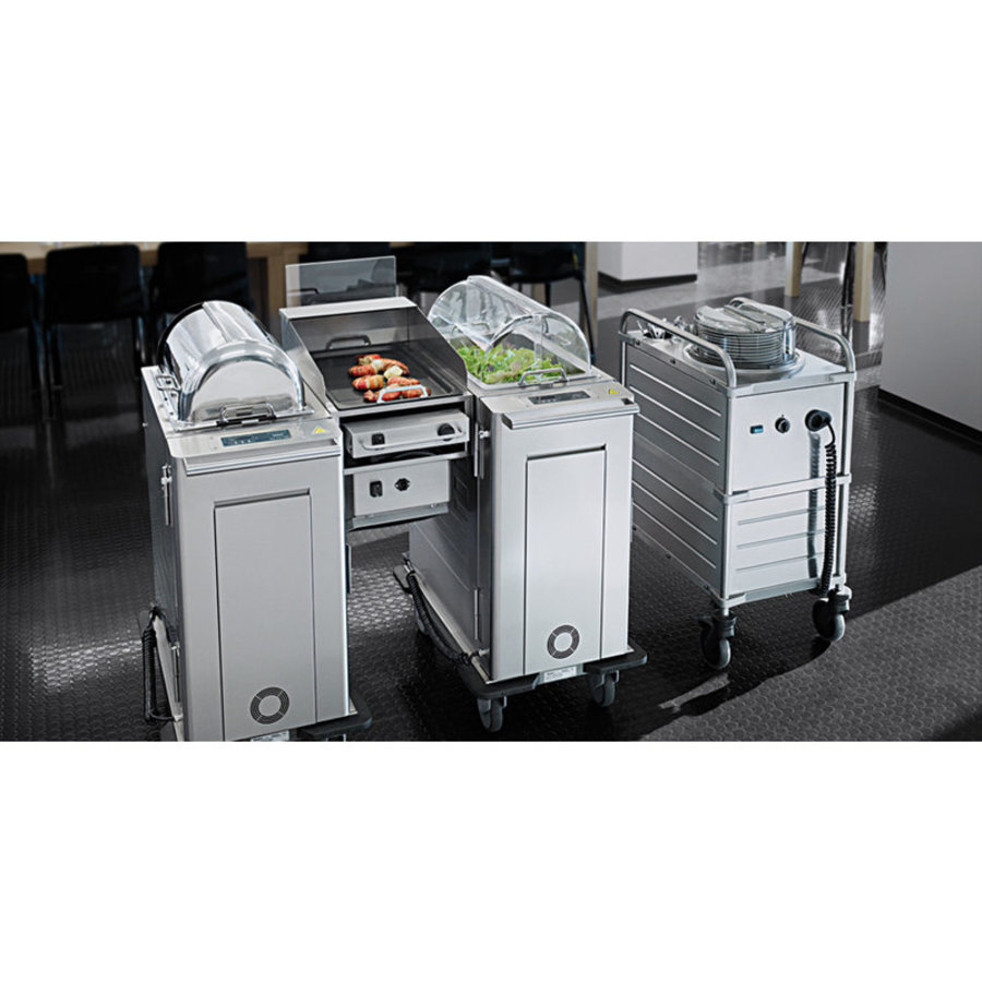 Cuisine hybride 200 Chariot de régénération | 3,5 kW | jusqu'à +200°C