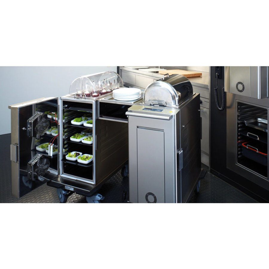 Cuisine hybride 200 Chariot de régénération | 3,5 kW | jusqu'à +200°C