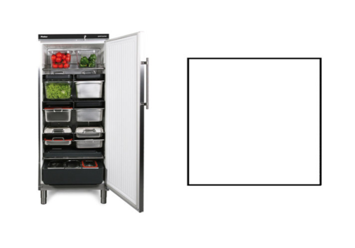  Rieber Réfrigérateur de stock | Blanc | 583 litres | 75x75x193 cm 