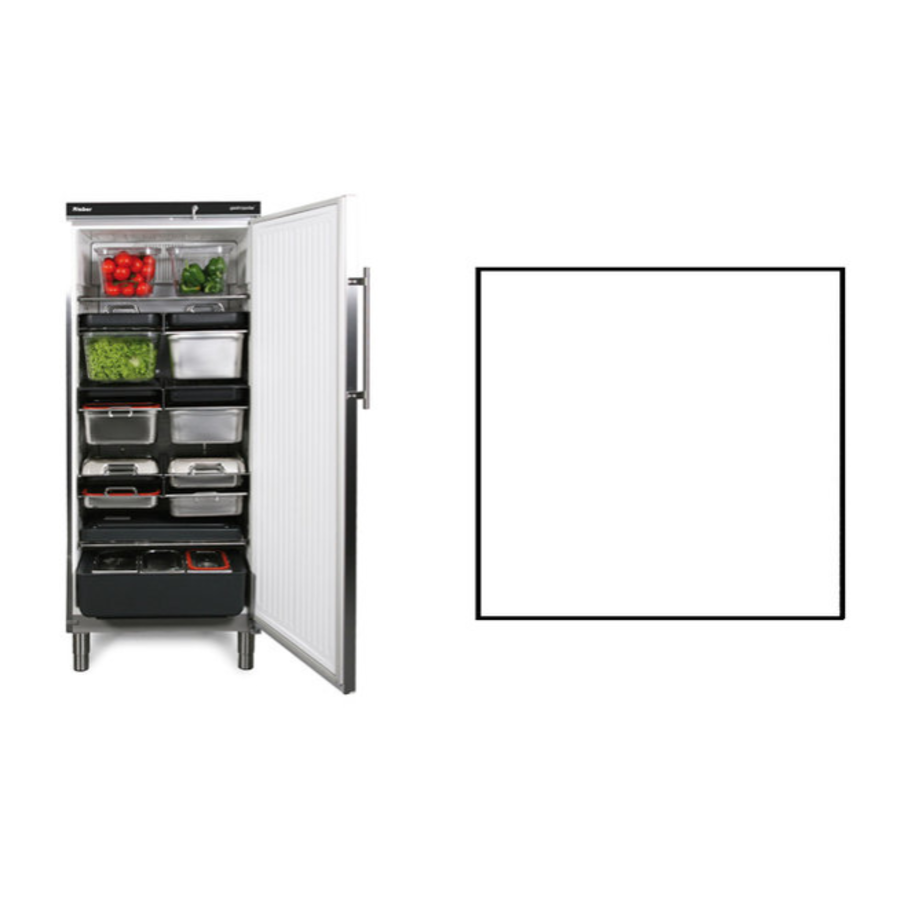 Storage fridge | White | 583 liters