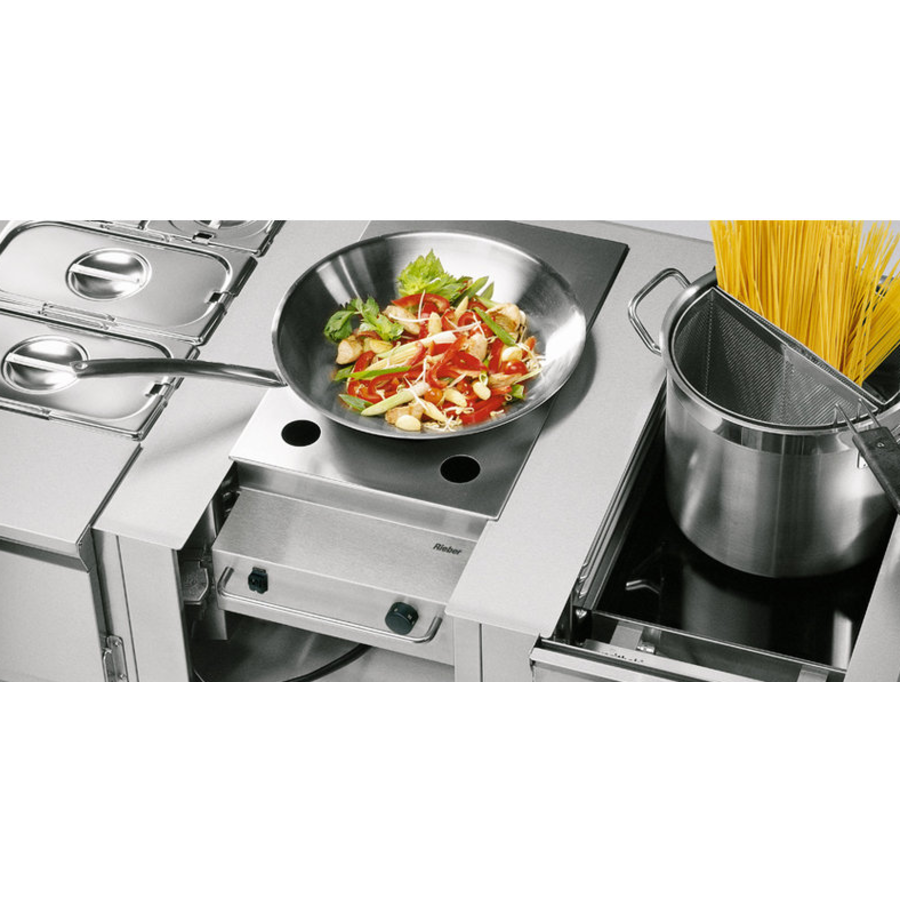 Plaque de cuisson à induction Varithek | 3500W | 1/1GN | 325x642x141mm