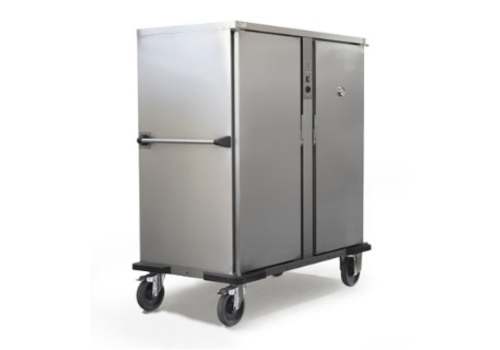  Rieber Chariot double banquette Light 2 x 2/1 GN chauffé | 2400W | 149x83,7x(H)167,4cm | 11 des 18 grilles GN2/1 