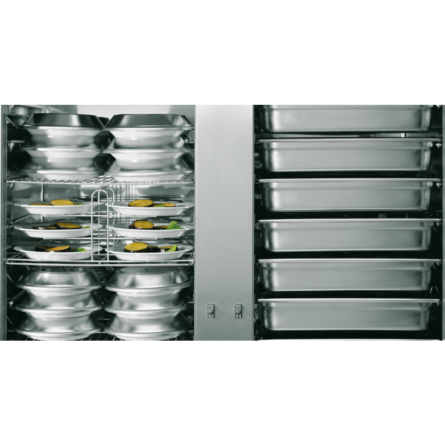 Chariot à pâtisserie réfrigéré double | 2 x GN 2/1 | 600 W | 1487x843x(H)1755mm