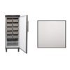 Rieber Statischer Gefrierschrank | Edelstahl | 513 Liter | 75x76x(H)186,4-192,5cm