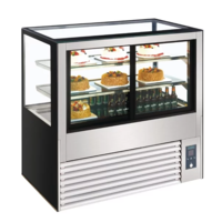 Refrigerated Glass Display Case | 385Ltr | 120(h) x 120(w) x 68(d)cm